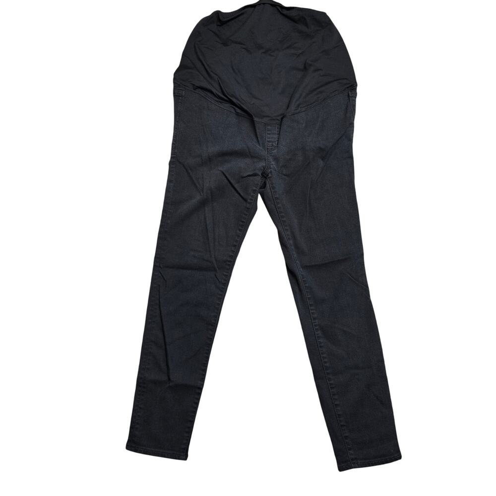 J. Crew Maternity Over-The-Belly Toothpick Jean Black 29 Motherhood Skinny